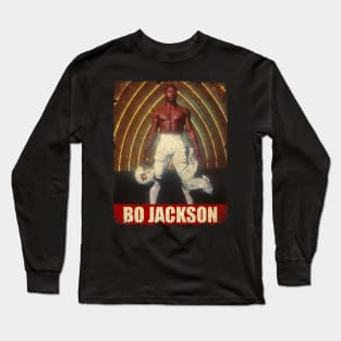 Bo Jackson - NEW RETRO STYLE Long Sleeve T-Shirt